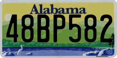 AL license plate 48BP582