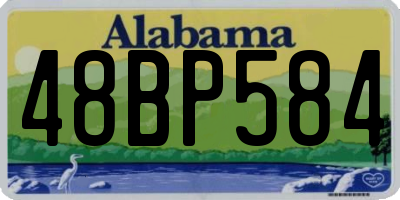 AL license plate 48BP584