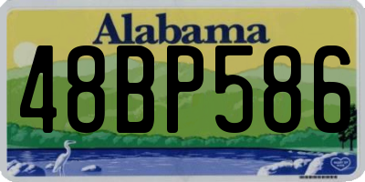 AL license plate 48BP586
