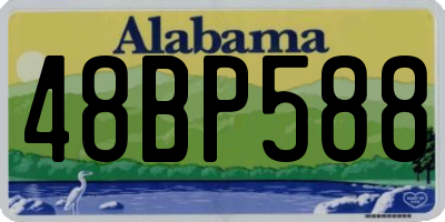 AL license plate 48BP588