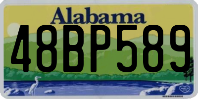 AL license plate 48BP589