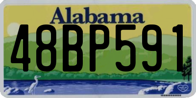 AL license plate 48BP591