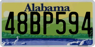 AL license plate 48BP594
