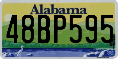 AL license plate 48BP595