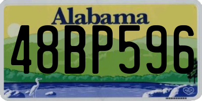 AL license plate 48BP596