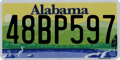 AL license plate 48BP597