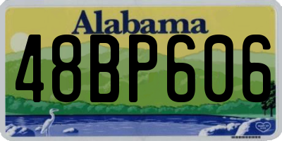AL license plate 48BP606