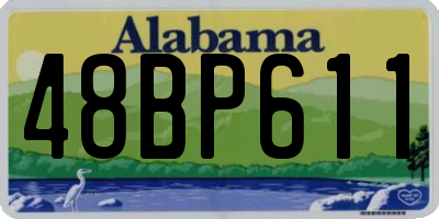 AL license plate 48BP611