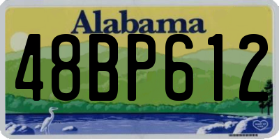 AL license plate 48BP612