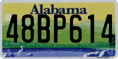 AL license plate 48BP614