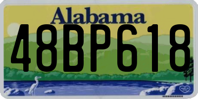 AL license plate 48BP618
