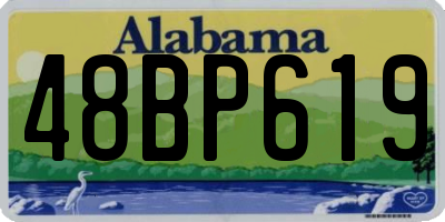 AL license plate 48BP619