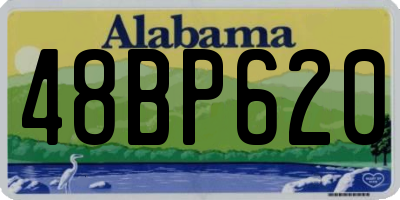 AL license plate 48BP620