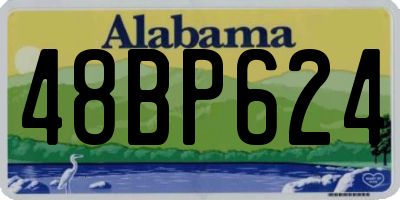 AL license plate 48BP624