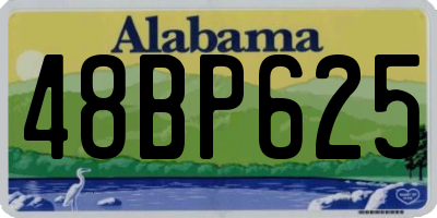 AL license plate 48BP625