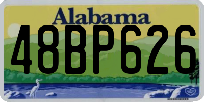 AL license plate 48BP626