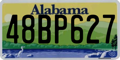 AL license plate 48BP627