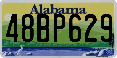 AL license plate 48BP629