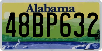 AL license plate 48BP632