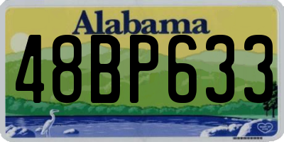 AL license plate 48BP633