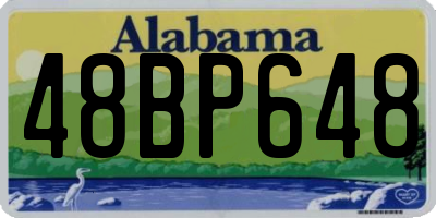 AL license plate 48BP648