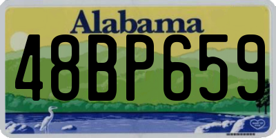 AL license plate 48BP659