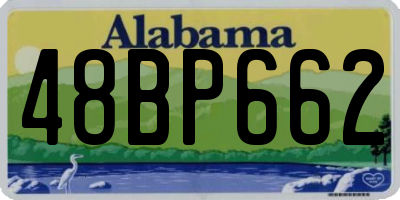 AL license plate 48BP662