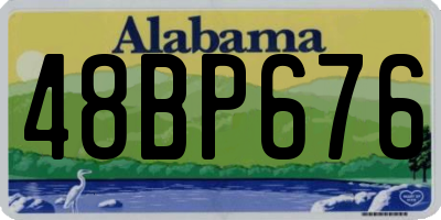 AL license plate 48BP676