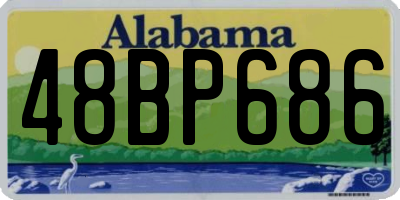 AL license plate 48BP686