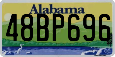 AL license plate 48BP696