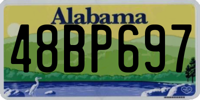 AL license plate 48BP697