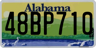 AL license plate 48BP710