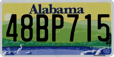 AL license plate 48BP715