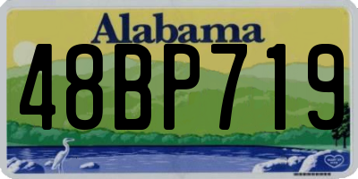 AL license plate 48BP719