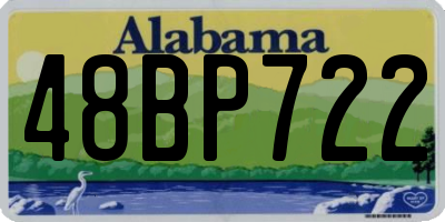 AL license plate 48BP722