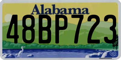 AL license plate 48BP723