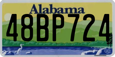 AL license plate 48BP724