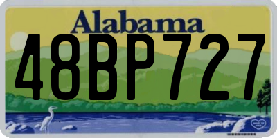 AL license plate 48BP727