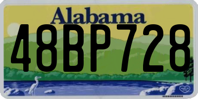 AL license plate 48BP728