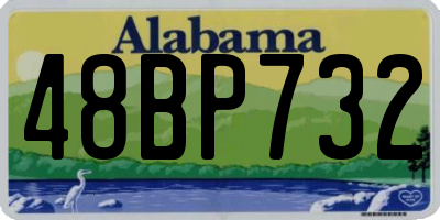 AL license plate 48BP732