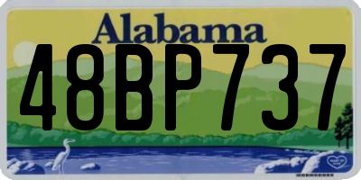 AL license plate 48BP737
