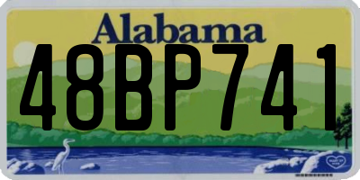 AL license plate 48BP741