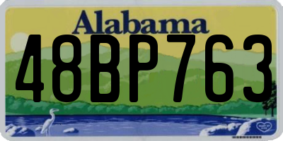 AL license plate 48BP763