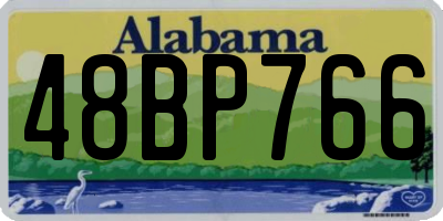 AL license plate 48BP766