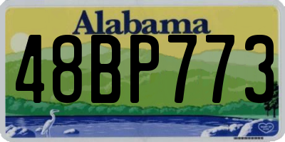 AL license plate 48BP773