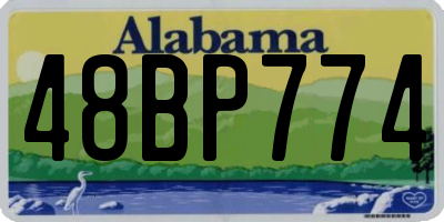 AL license plate 48BP774