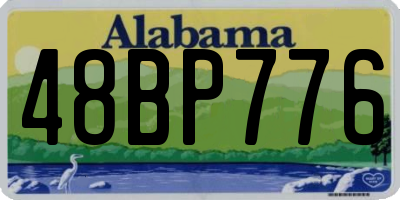 AL license plate 48BP776