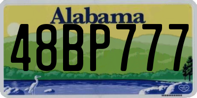 AL license plate 48BP777