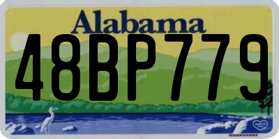 AL license plate 48BP779