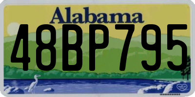 AL license plate 48BP795